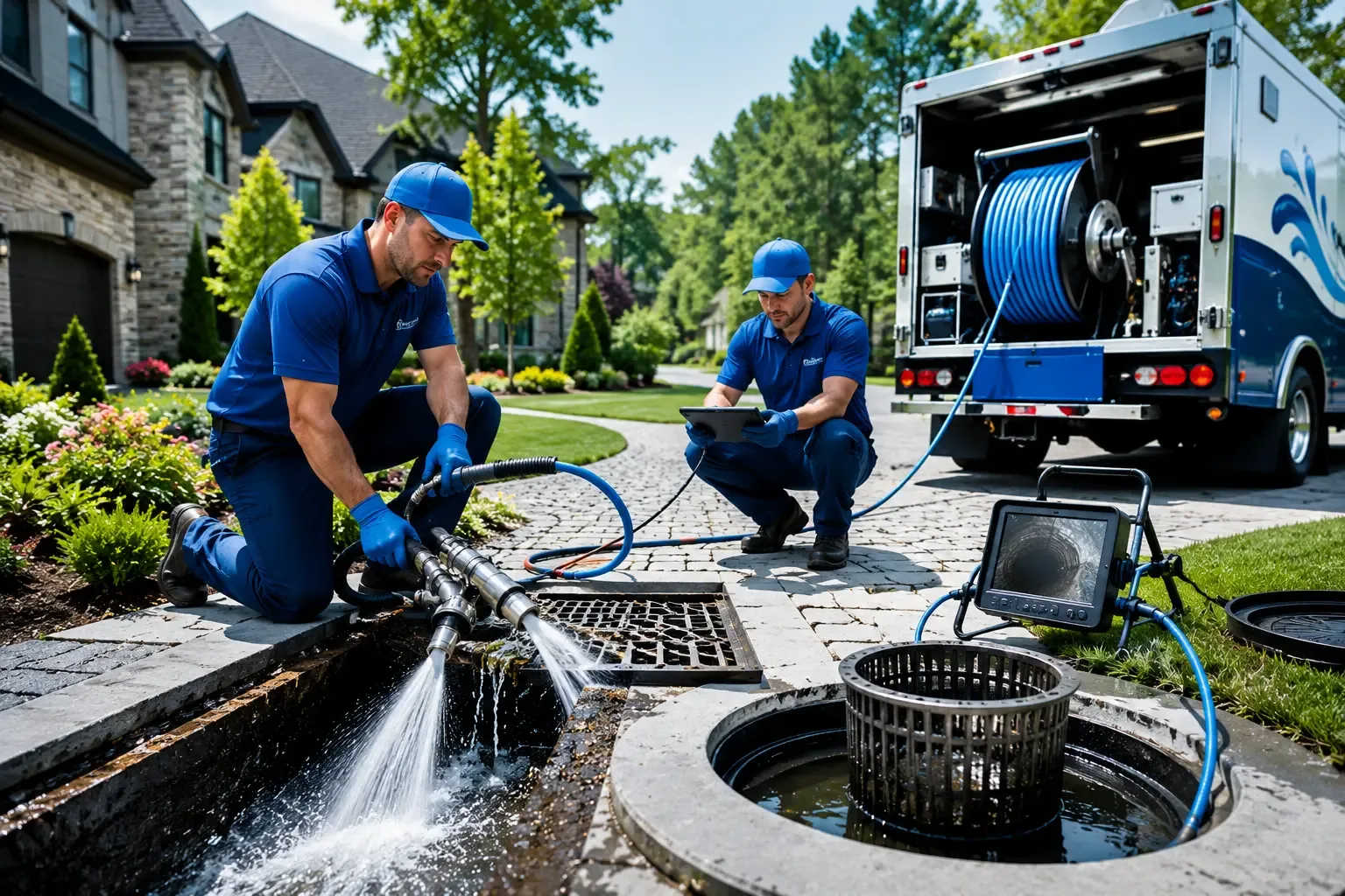Local outdoor drain cleaning professionals in Marine, IL